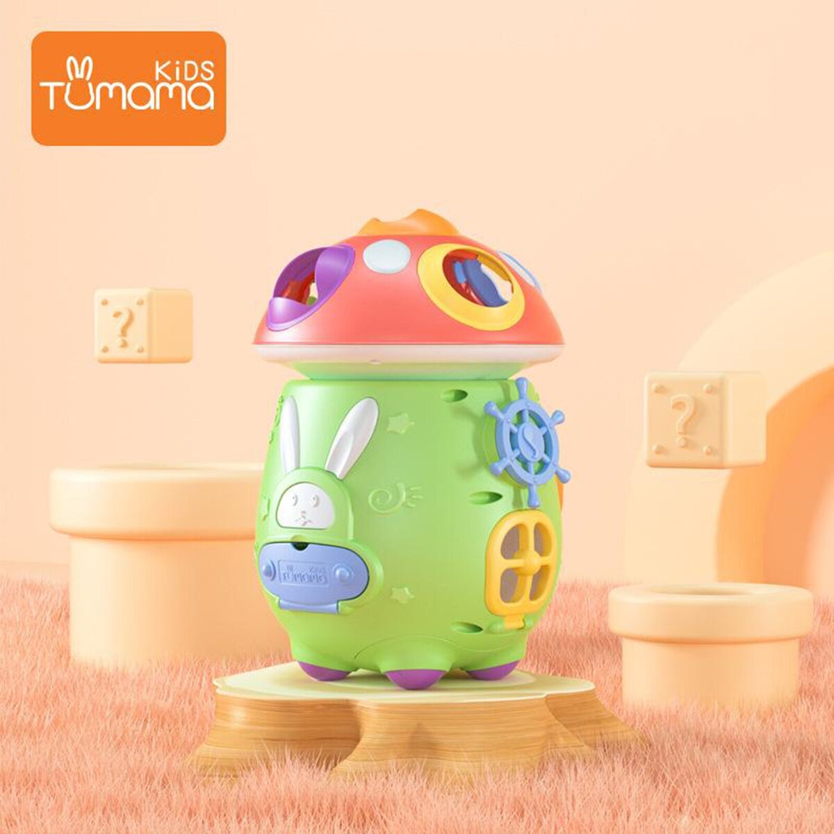 Tumama музыкальные игрушки для малышей грибная машина