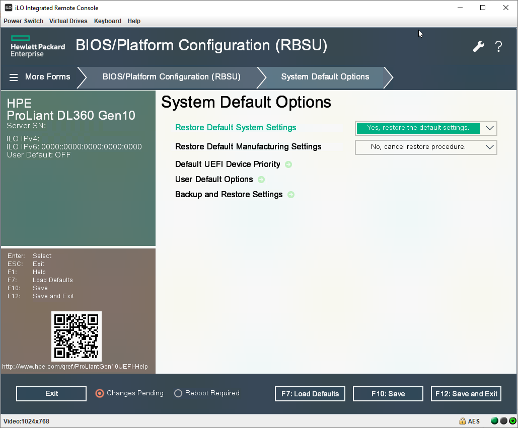 Сброс NVRAM через BIOS на серверах HPE ProLiant G10 | Лаборатория сисадмина  | Дзен