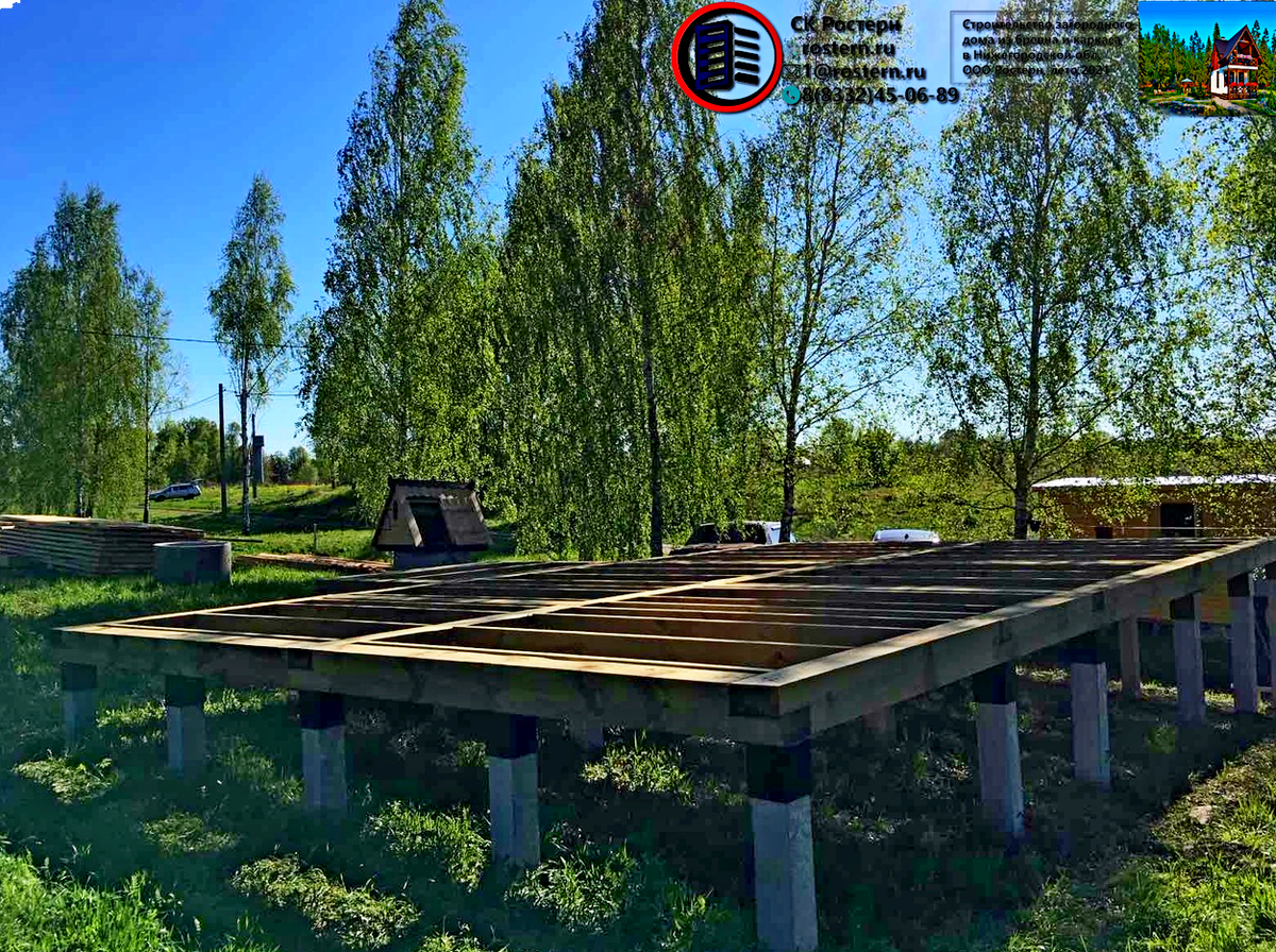 забивной фундамент ростерн. источник фото: https://rostern.ru/