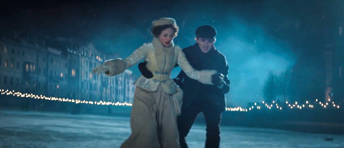 Кадр из кинофильма "Серебряные коньки", 2020 г., режиссер Михаил Локшин, сценарист Роман Кантор, композитор Гай Фарли (скриншот)