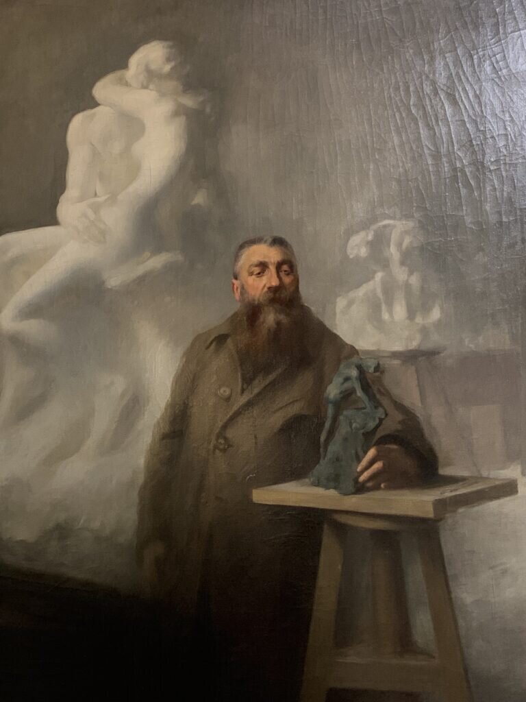 «Роден в своей мастерской» (Рене Авигдор, 1916)