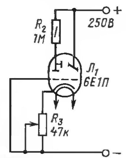 Схема блока индикации