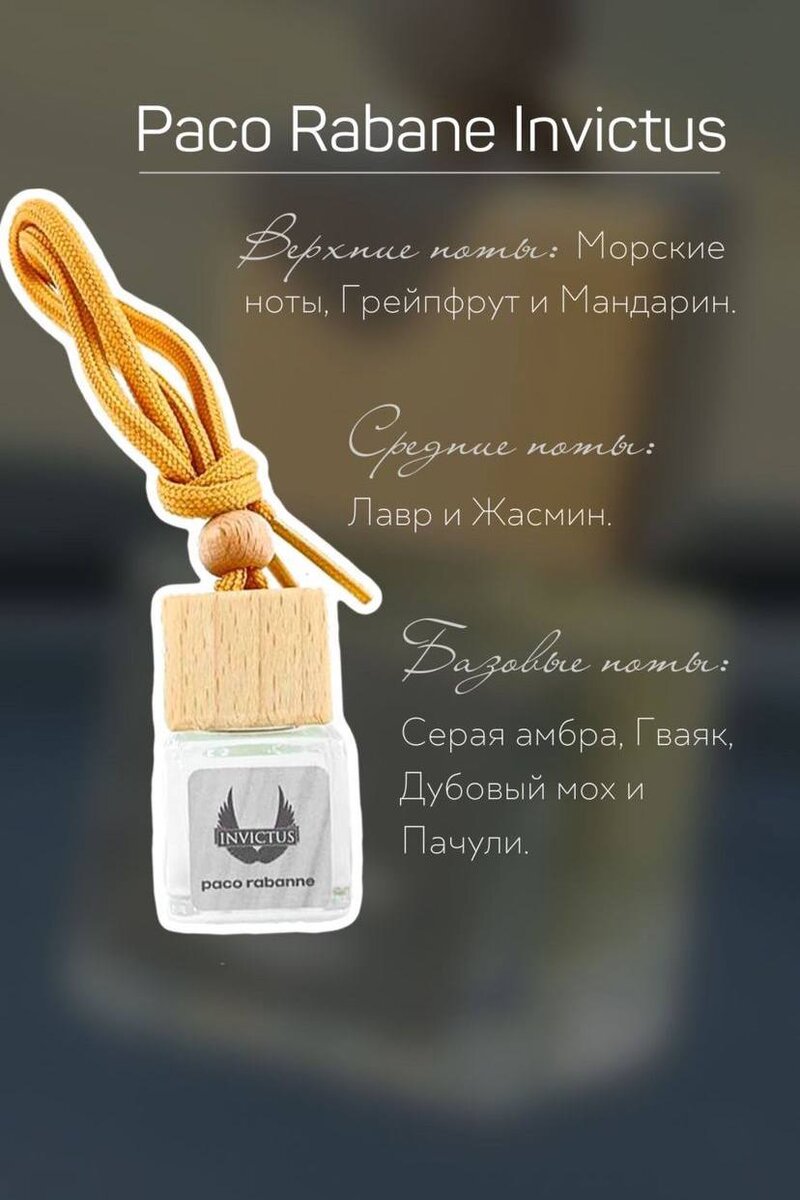 Пример автопарфюма