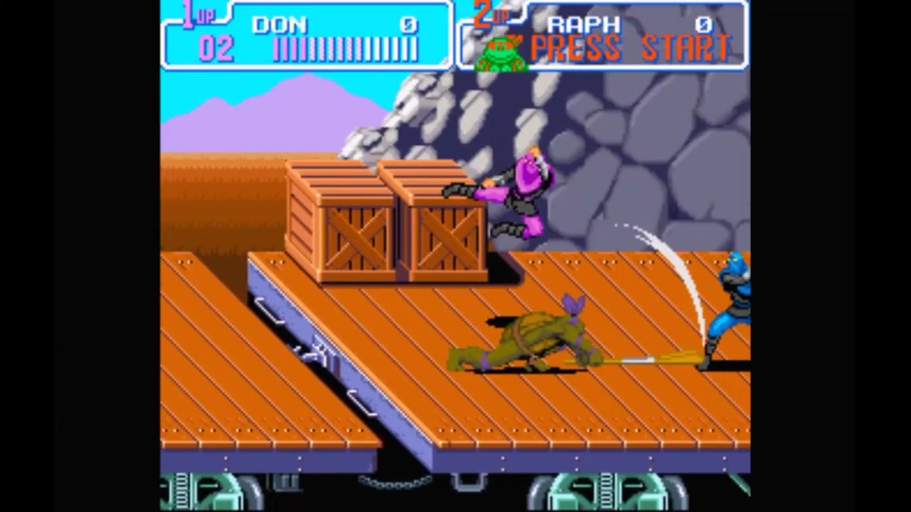 Super Nintendo (Snes) 16-bit Teenage Mutant Ninja Turtles IV Turtles in  Time Scene 7