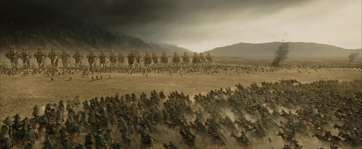 кадр из фильма "Властелин Колец: Возвращение короля"