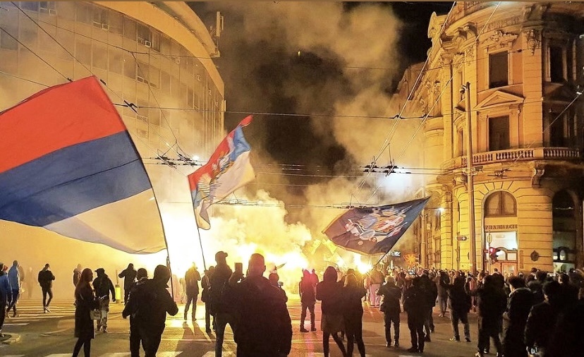 Митинг в поддержку России. Европа. 2022.