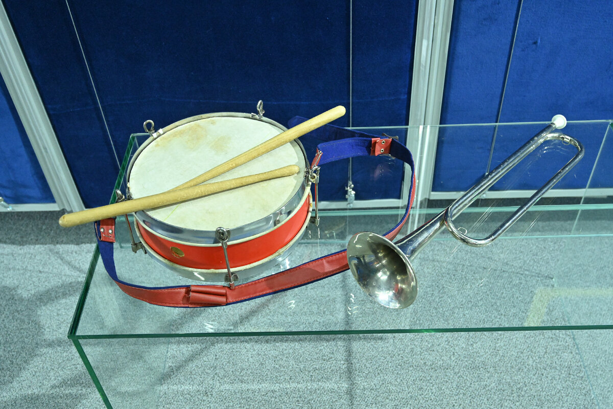 Подлинные атрибуты пионерского движения в Тюменской области