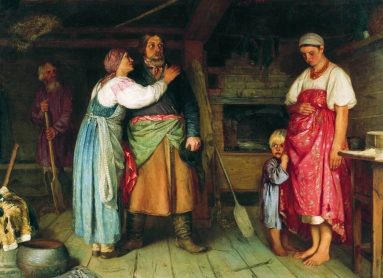 Крестьянская жена провинилась