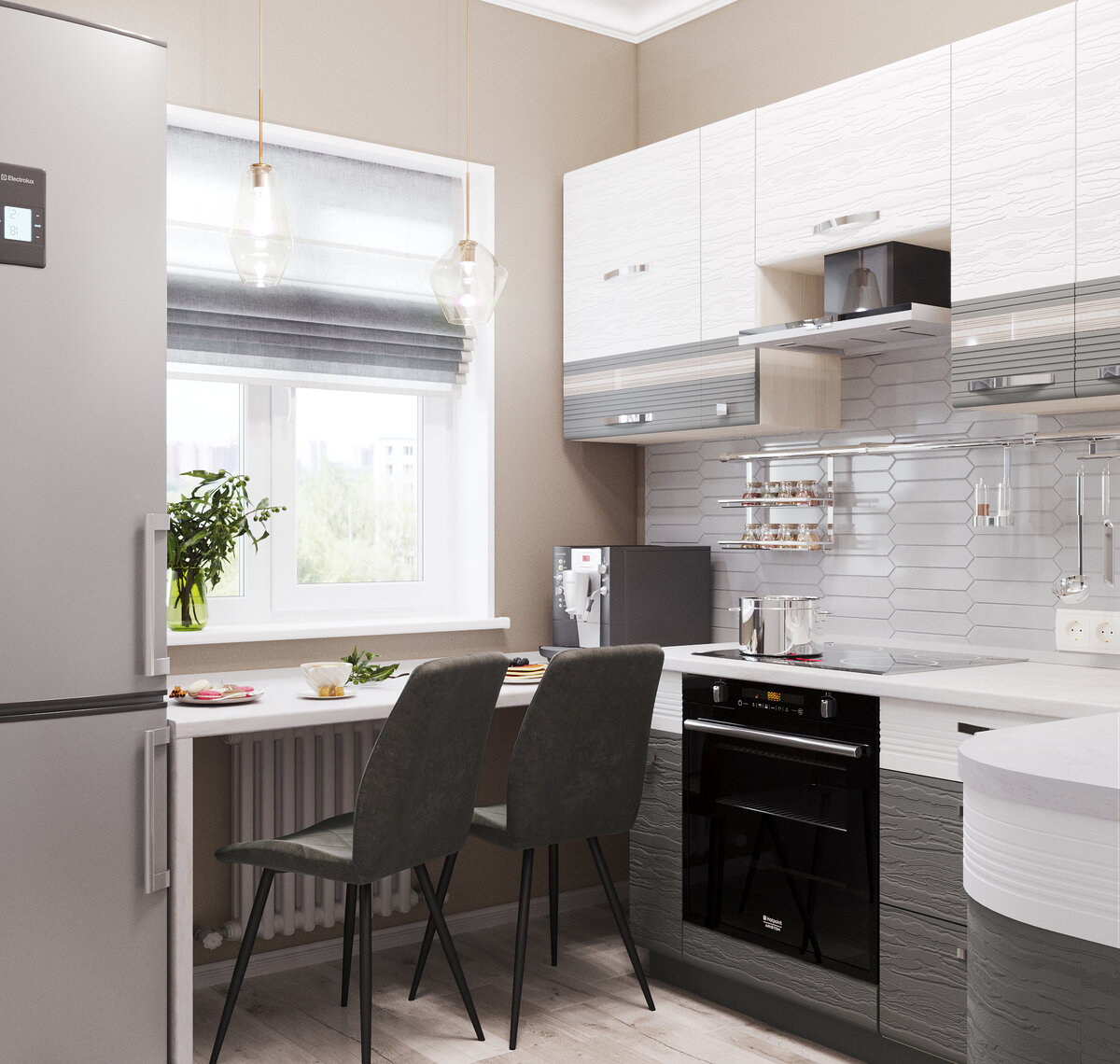 Кухня Графит от DaVita-мебель