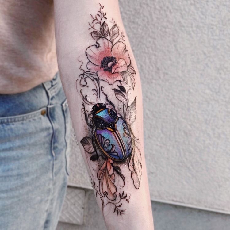 Это не моё тату, это стиль моего нового проекта.