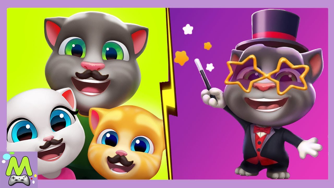 My Talking Tom:Friends vs My Talking Tom 2.Волшебные Коктейли и Волшебство  Фокусов.Кто Круче | Матвейкин Канал | Дзен