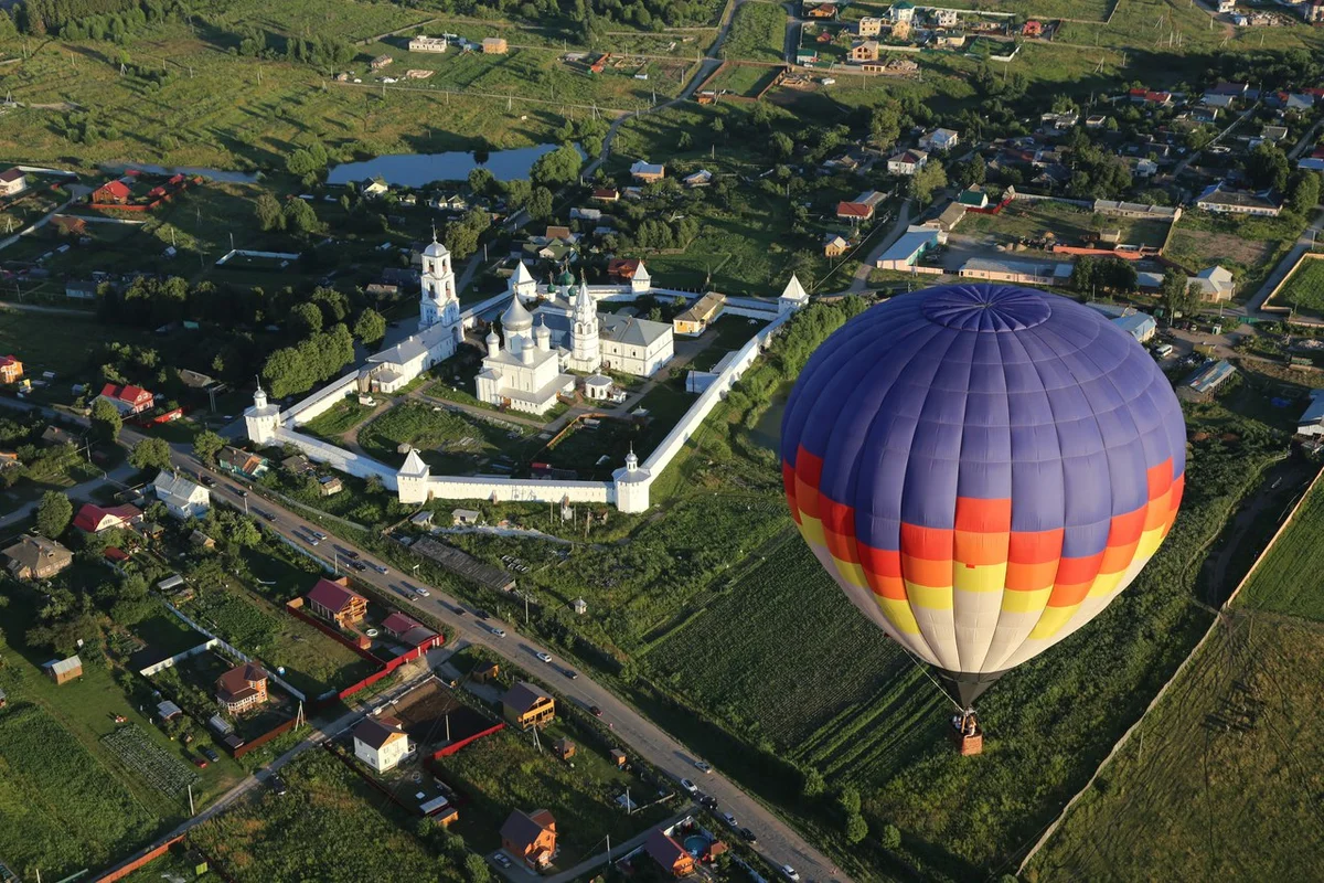 Плещеево озеро Переславль воздушные шары