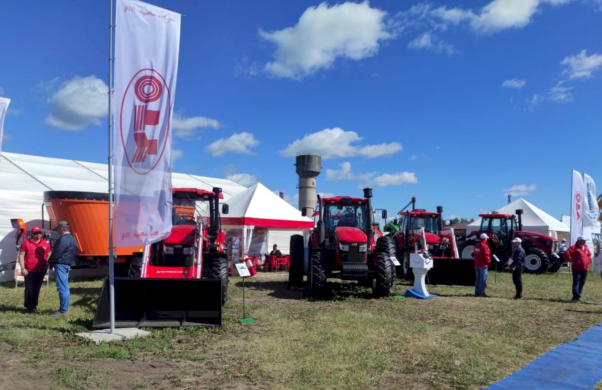 Техника «Юто-АгроРус» на «Дне поля» / Фото предоставлено компанией «Юто-АгроРус»