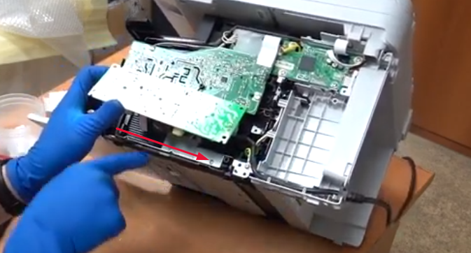 Месторасположение винтов