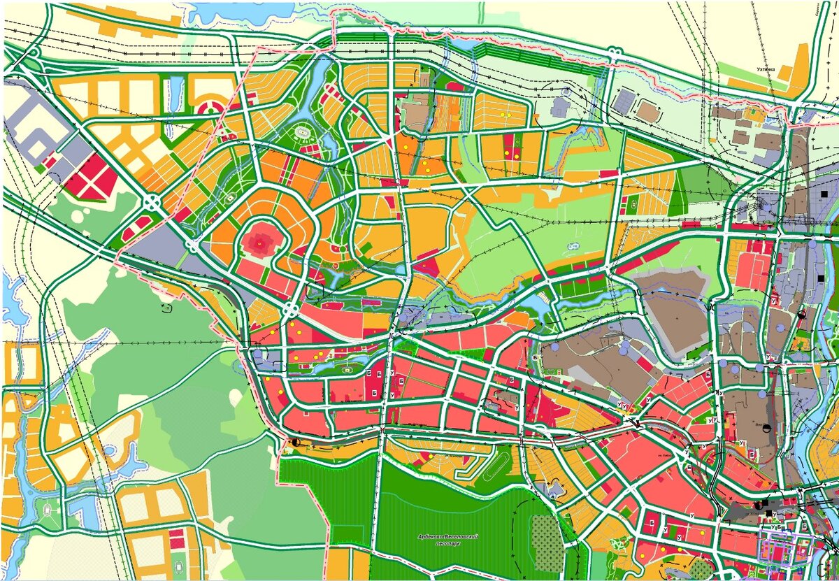 Генеральный план застройки пенза