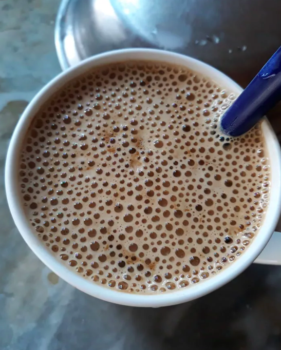 Кофефобия, пример на картинке