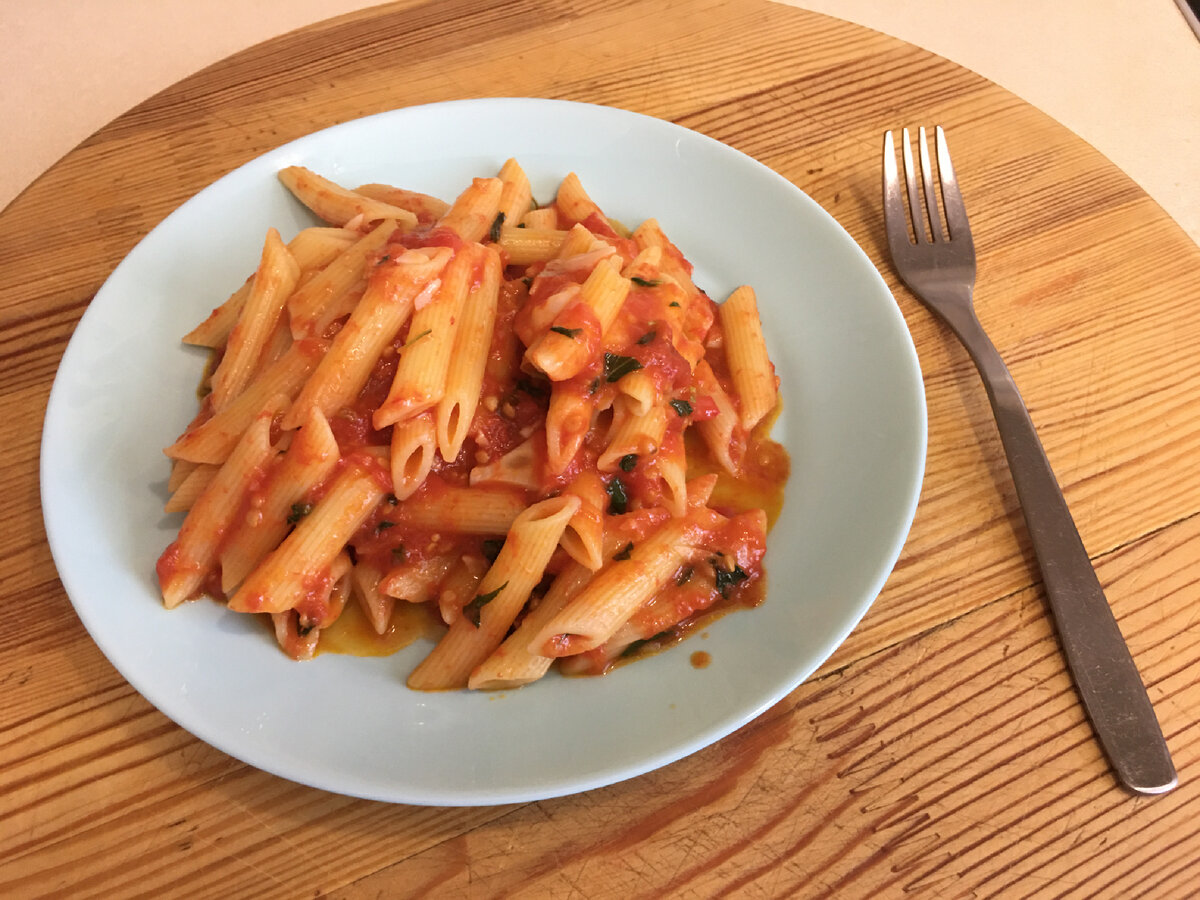 #макароны_с_помидорами #паста_с_томатным_соусом #meat_free_pasta #куда_деть_помидоры