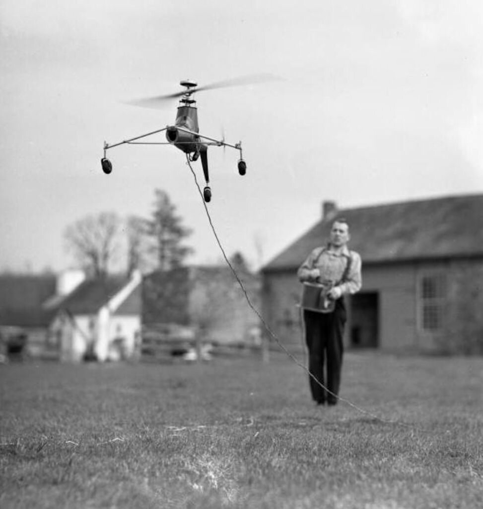 Дистанционное управление первым коптером