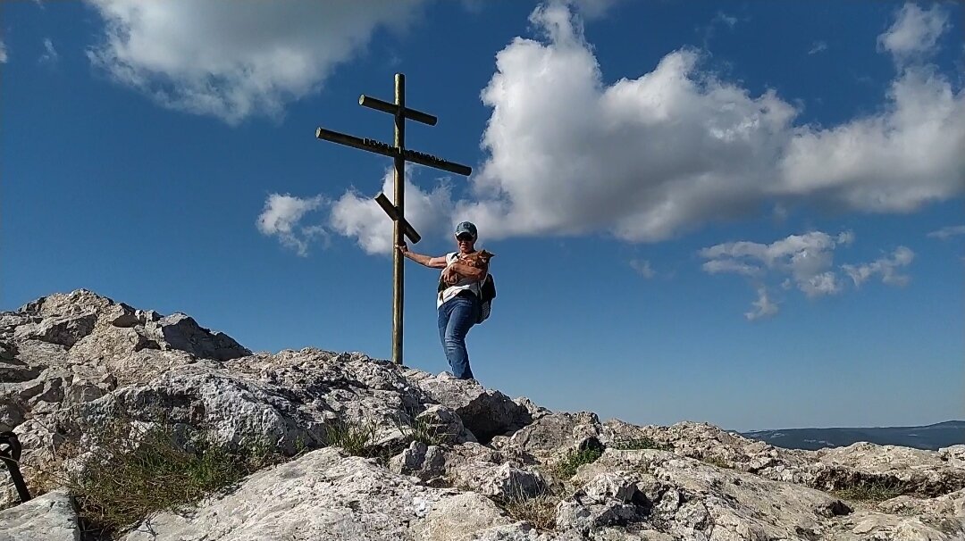 На вершине Ильяс-Кая.