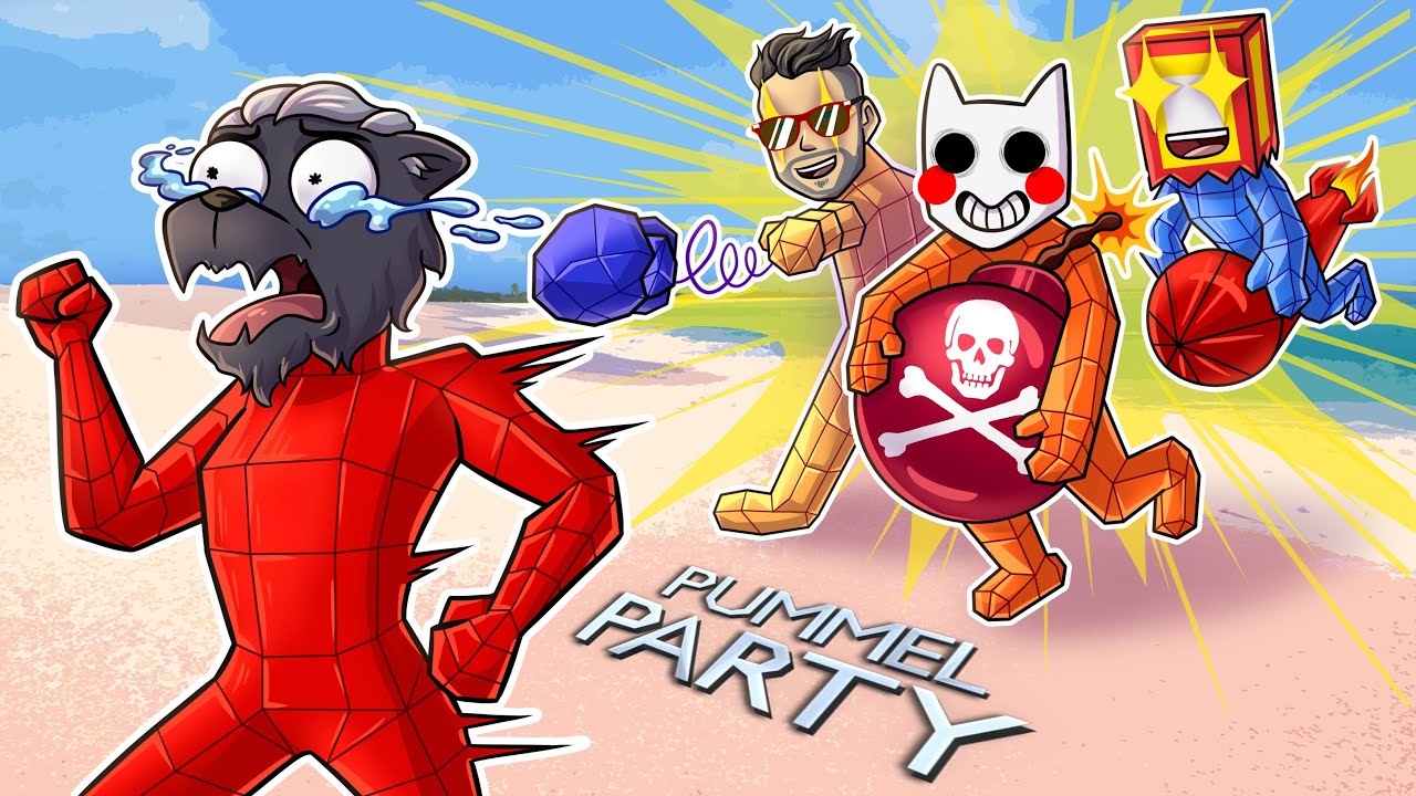 ПОЧЕМУ ИМЕННО В ЭТОЙ ИГРЕ, МОИ ДРУЗЬЯ ТАКИЕ СТРАННЫЕ? УГАР В PUMMEL PARTY  (Часть 1)