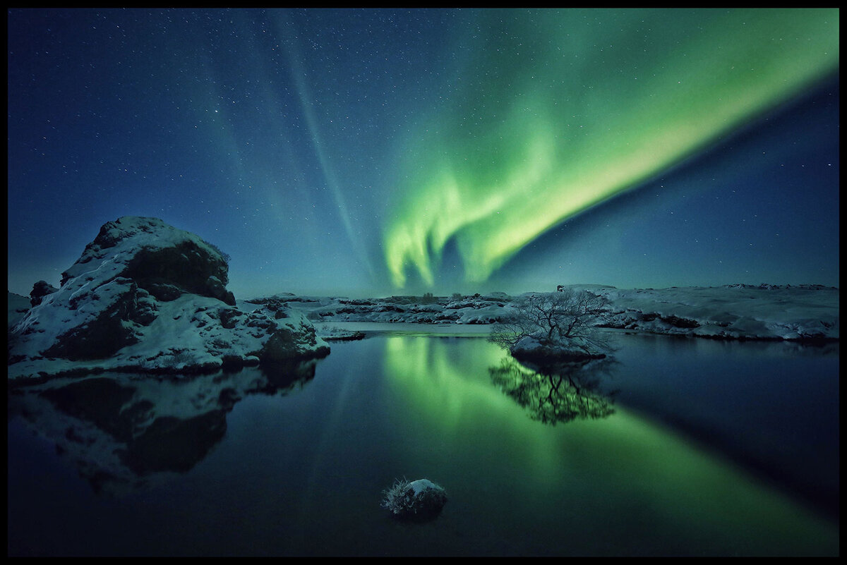 Северное сияние Исландии. Chris Rainier