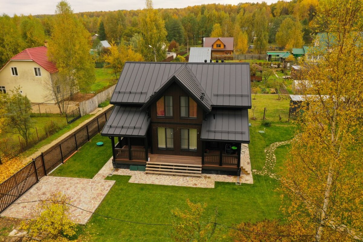 Каркасный дом по проекту "ЛЕОН" 