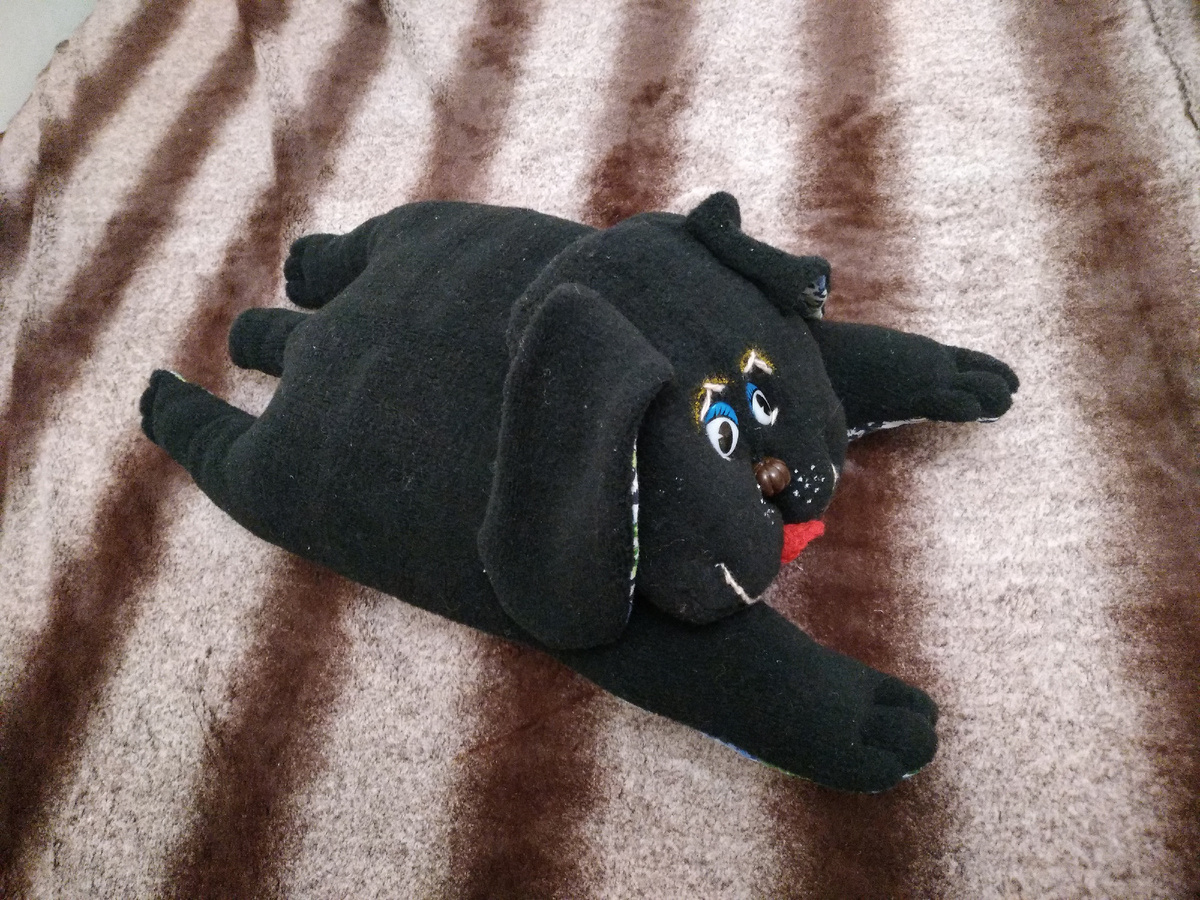 Барбос-подушка для внука 