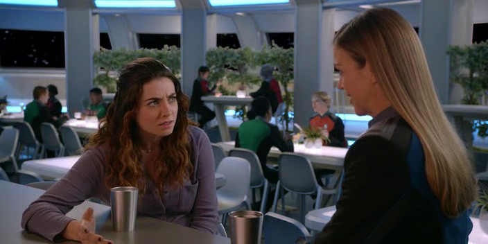 Разговор в столовой