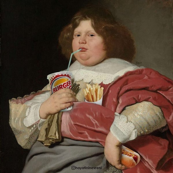 Хаятинин Эврени. Источник: https://bigpicture.ru/art-smuzi-xudozhnik-xuligan-delaet-koktejli-iz-klassiki-i-internet-memov/