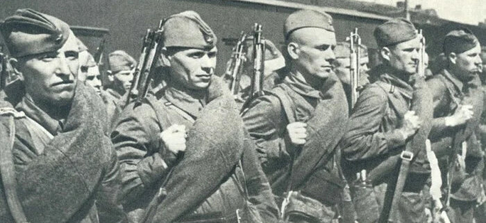 Скатка шинели ВОВ