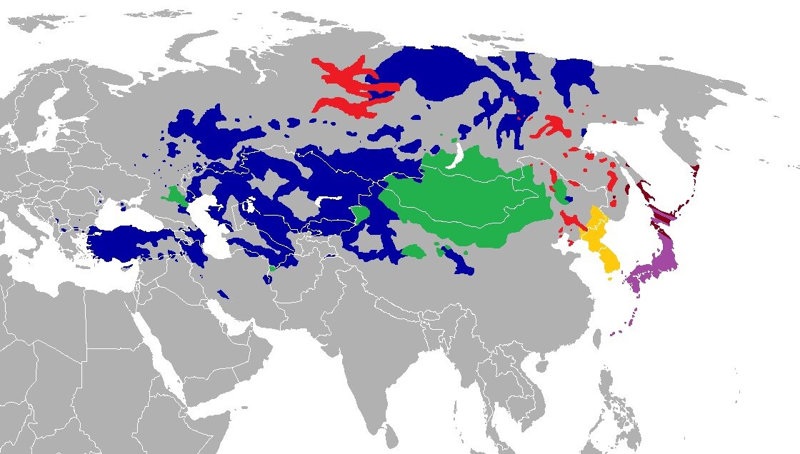 Какие народы относятся к алтайской языковой. Алтайская языковая семья тюркская группа. Алтайская семья языков карта. Алтайская языковая семья народы карта.