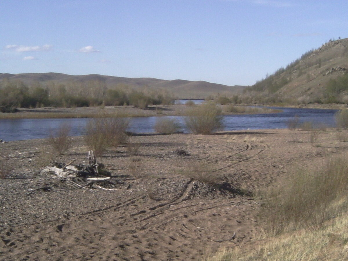 Река Онон, Монголия, здесь родился Чингисхан (Wikimedia Commons)