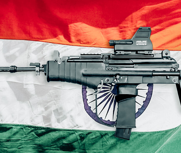 Пистолет-пулемёт ASMI. Фото взято из открытого источника.