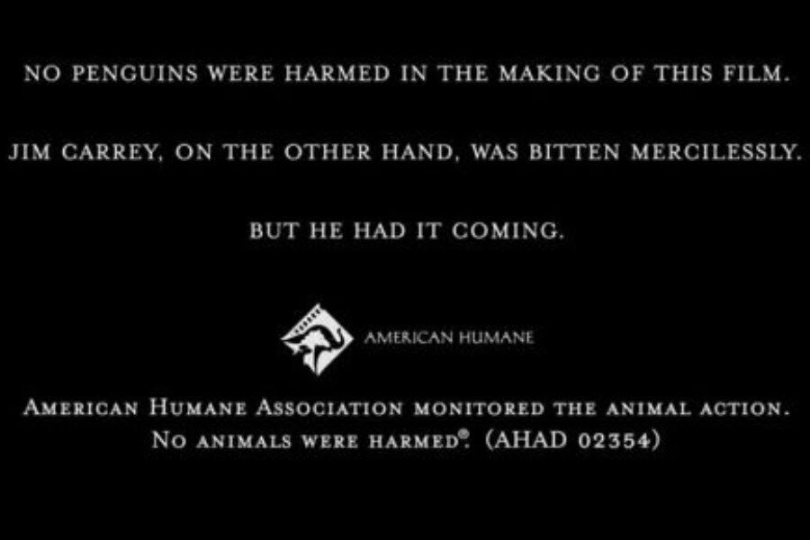 Титры фильма «Пингвины мистера Поппера» 