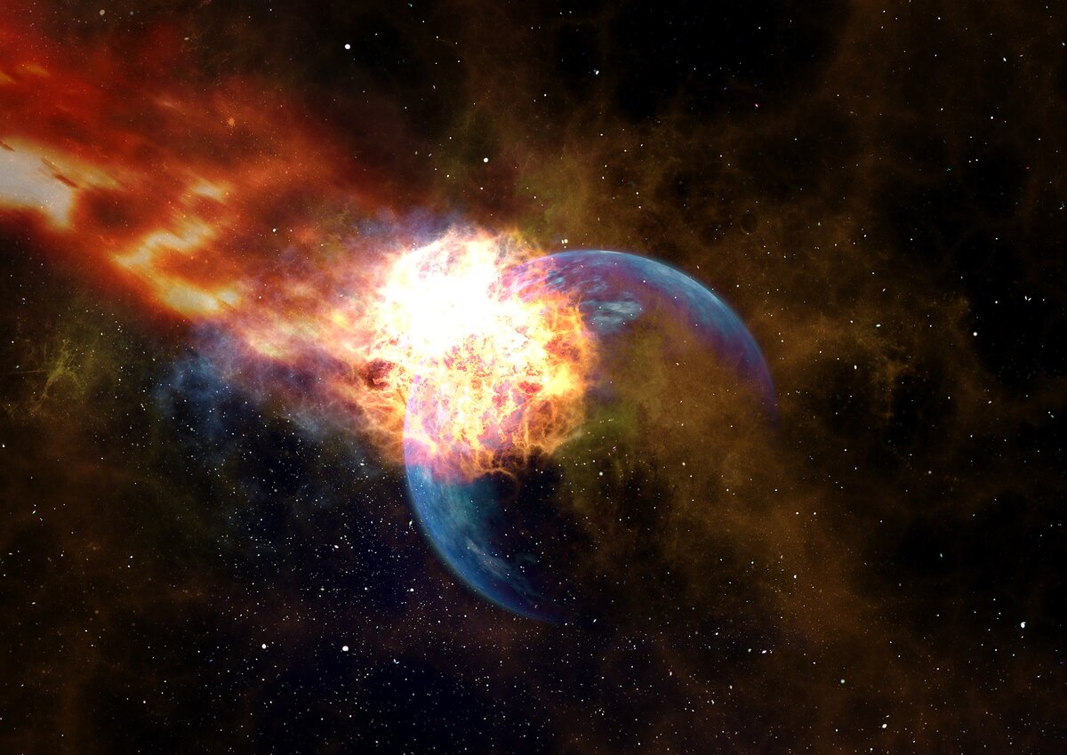 Существуют доказательства того, что около 13 000 лет назад на Землю упала комета. Фото: pixabay / geralt.