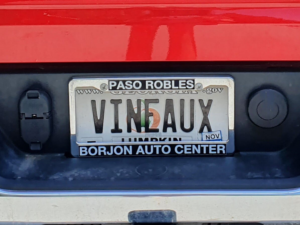 Автомобильный номер Джорджии - с персиком