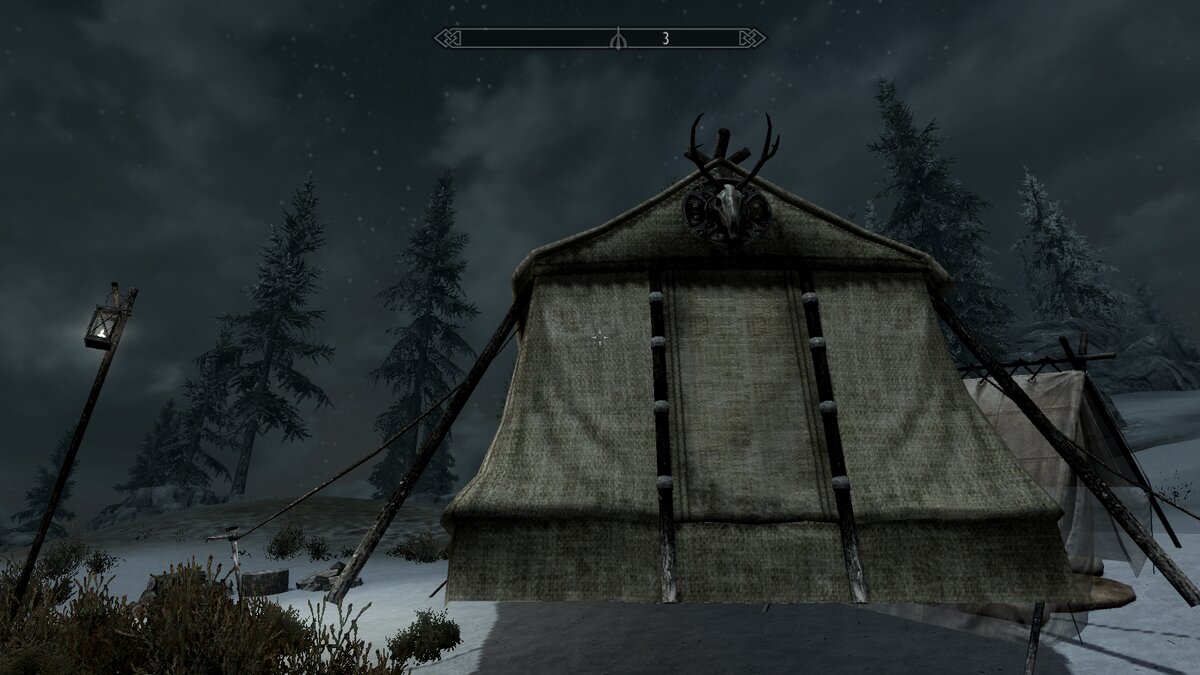 Скрин автора - кроме палатки можно поставить тент