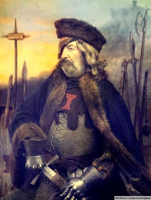 Ян Жижка после потери первого глаза. Картинка взята с https://clck.ru/WM8cQ