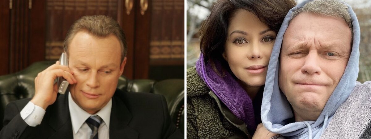 Сергей Жигунов с женой. Фото: kino-teatr.ru