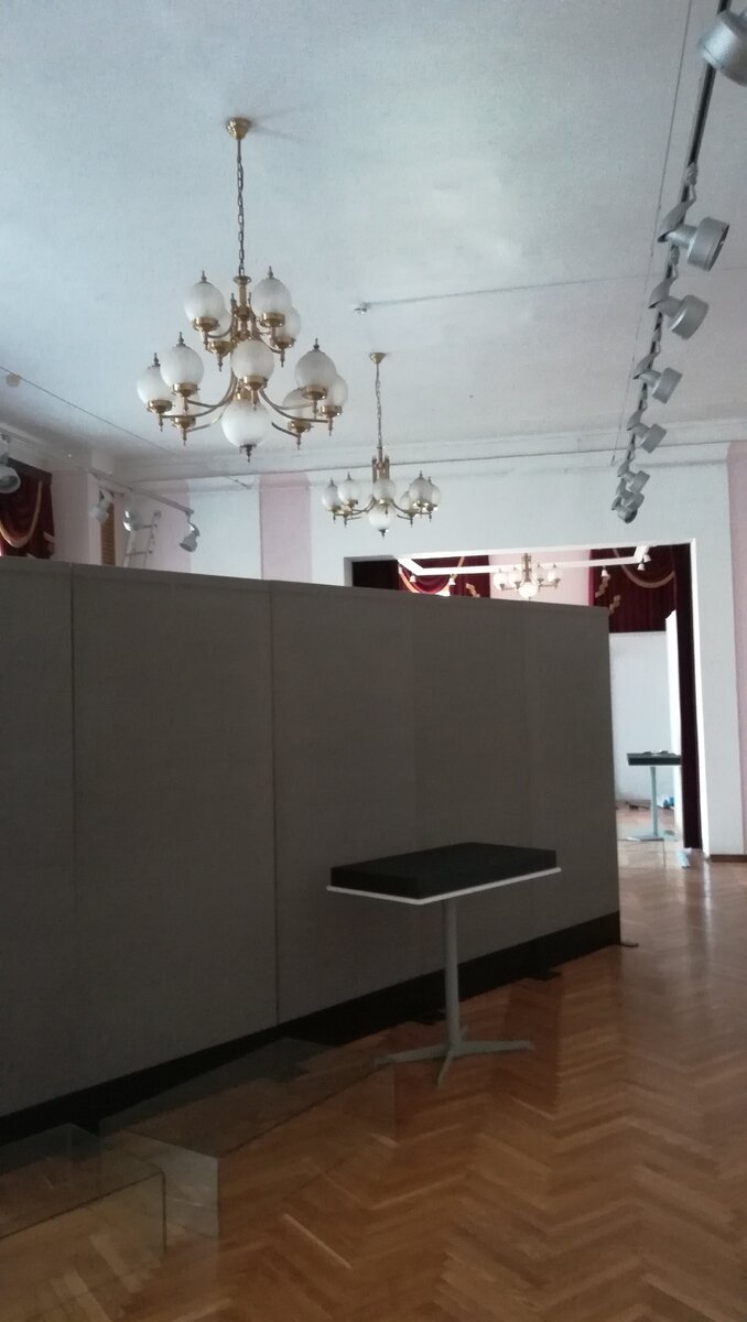 Монтаж временной выставки