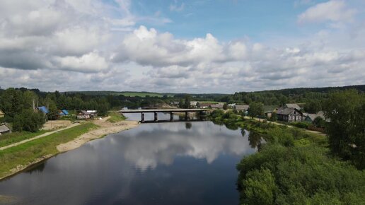 Пежма. Красивое северное село с высоты