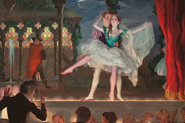 Старый балет, 1923. Константин Андреевич СомовМузей русского импрессионизма