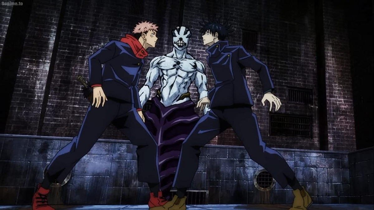 Магич битва. Магическая битва Jujutsu Kaisen аниме. ДЖУДЖУТСУ Кайсен. Дзюдзюцу Кайсен. Jujutsu Kaisen проклятия