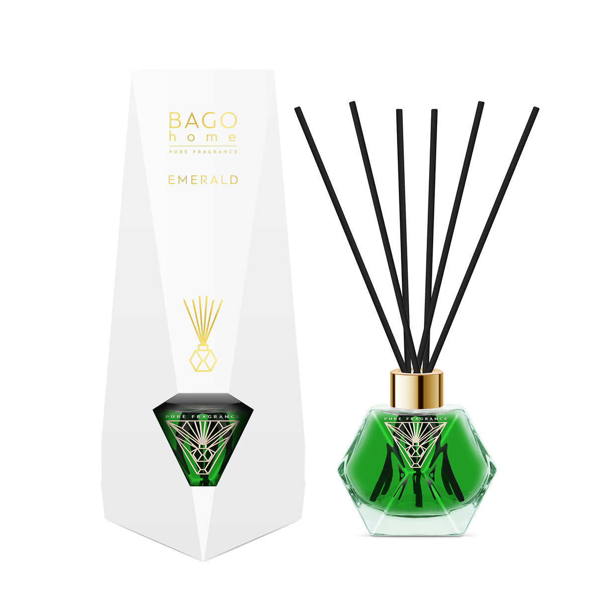 Ароматический диффузор "Изумруд" от BAGO home, 100 мл