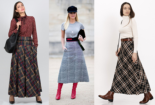 Учимся носить длинную юбку: правила комбинирования луков