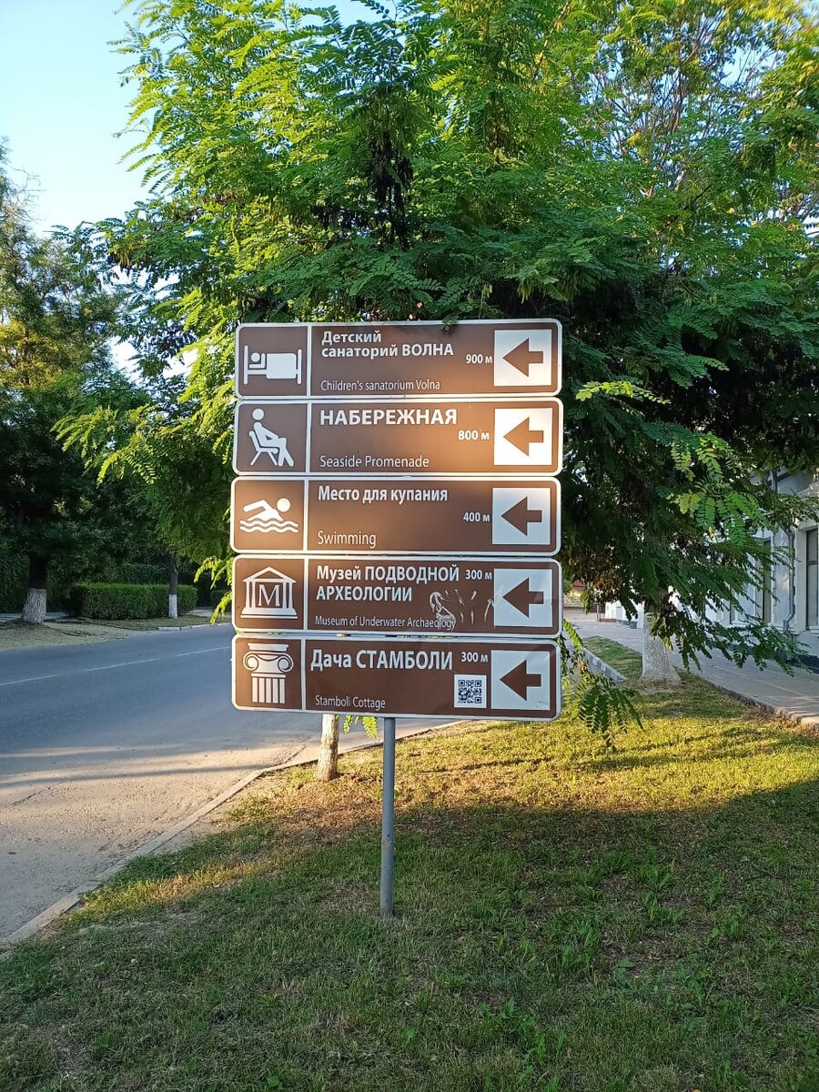 Такие указатели есть во всех городах и поселках Крыма!