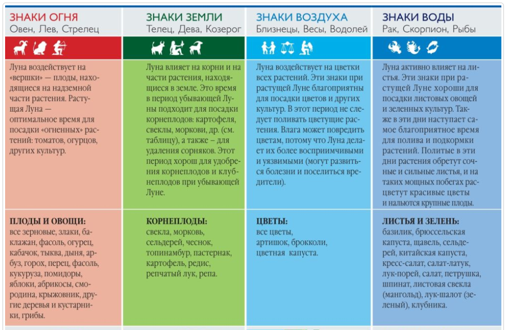 Влияние знаков зодиака