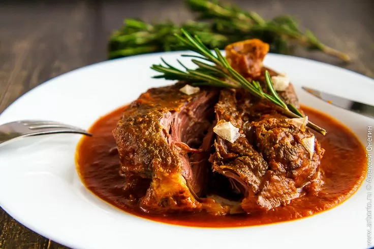 Баранина медленного приготовления