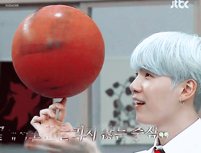 BTS. Suga as a basketball player