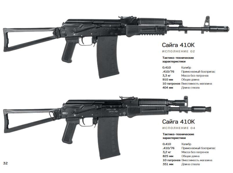 Сайга 410 кв-02. ТТХ Сайга 410 кв.